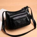 Collection Lightweight Multi Layer Shoulder Bag for Women Spacious Tote Handbag for Mother Middle Age Ladies Daily Use