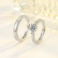 925 Sterling Silver Couple Ring Fashion AAA Zircon High Quality For Women Men Rings Wedding Fine Jewelry Accessories …