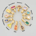 GUFEATHER,6pcs — lot,MH24,jewelry accessories,18k gold rhodium plated,copper,zircons,hand made,charms,diy pendants,je…