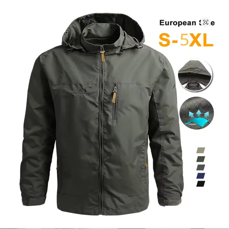 Large M-5XL Cross border Autumn — Winter Outdoor Single layer Windproof Stormtrooper Hoodie Casual Stormtrooper Sport…