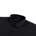 Men s Classic Button-Down Shirt with Long Sleeves Solid Color Casual Business Top for Spring Streetwear and Beach Vac…